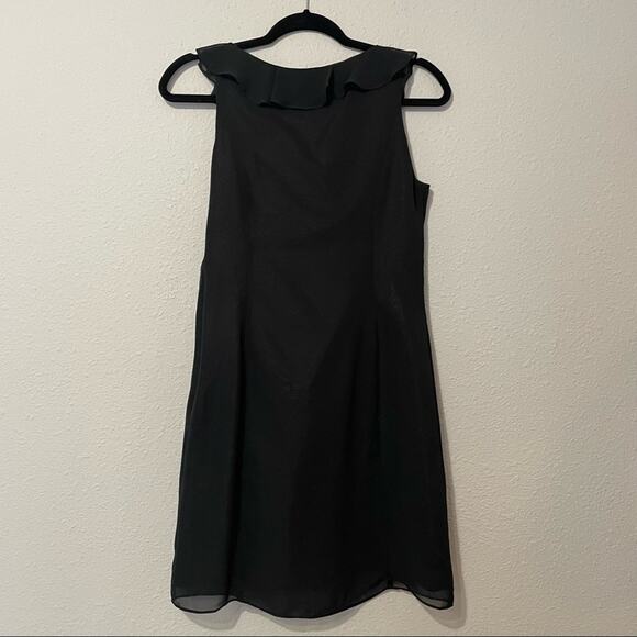 Adrianna Papell Black Ruffled Layered Mini Formal Dress Womens XS Cocktail Party - Picture 5 of 6